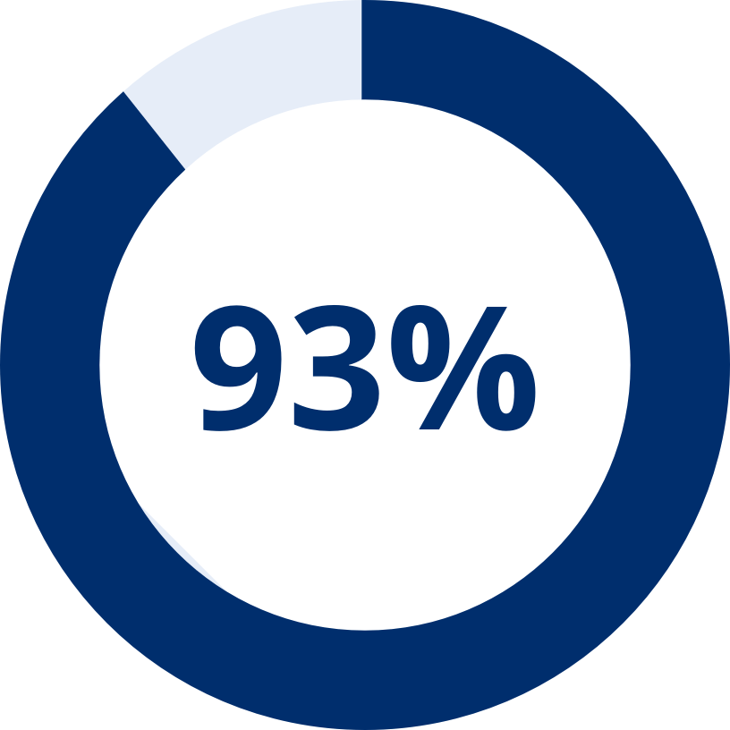 Eine Lehrerin steht im Klassenzimmer und lächelt in die Kamera.